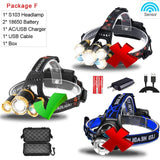 LED Headlight headlamp  Best For Camping, fishing