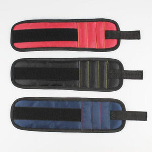 Portable magnetic wristband tool