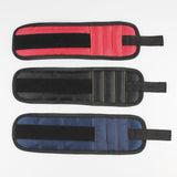 Portable magnetic wristband tool